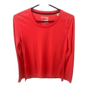 Adidas Coral Running Tee Ultimate Long Sleeve Workout Woman’s Small